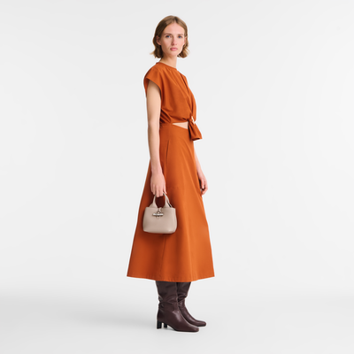 Le Roseau XS Handbag , Clay - Leather