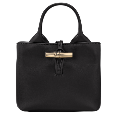 Le Roseau XS Handbag , Black - Leather
