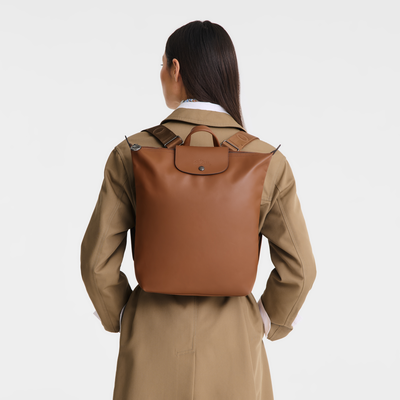 Le Pliage Xtra M Backpack , Cognac - Leather