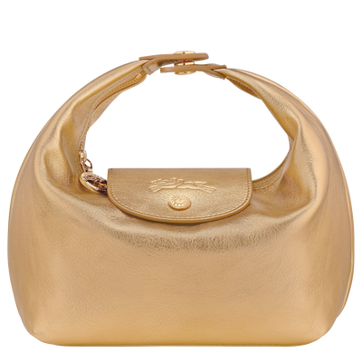 Le Pliage Xtra Handbag , Gold - Leather