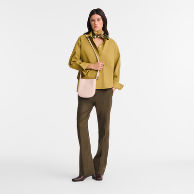 Le Roseau S Crossbody bag , Petal Pink - Leather