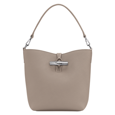 Le Roseau XS Bucket bag , Clay - Leather
