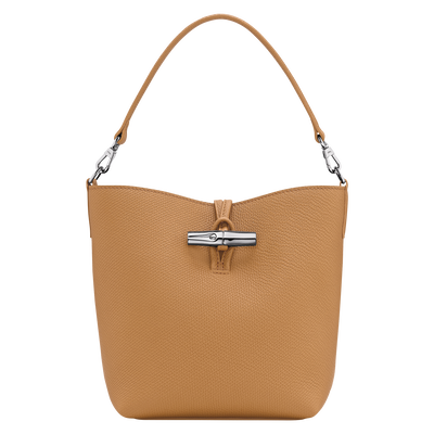 Le Roseau XS Bucket bag , Walnut - Leather