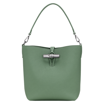 Le Roseau XS Bucket bag , Oregano - Leather
