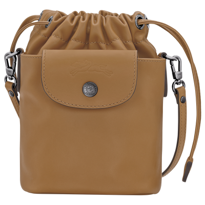 Le Pliage Xtra XS Bucket bag , Tobacco - Leather