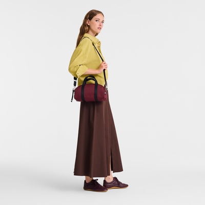 Le Pliage Energy Handbag , Burgundy - Canvas