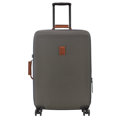 Boxford L Suitcase , Brown - Recycled canvas