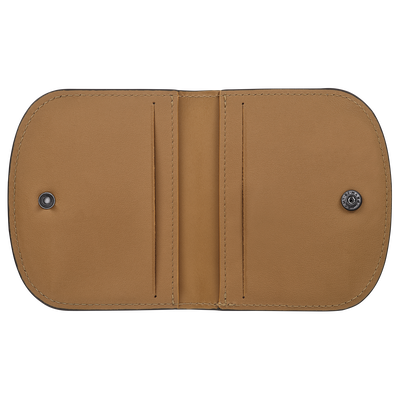 Le Pliage Xtra Card holder , Tobacco - Leather