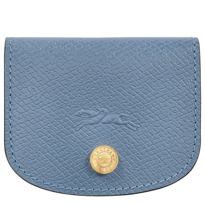 Épure Card holder , Slate - Leather