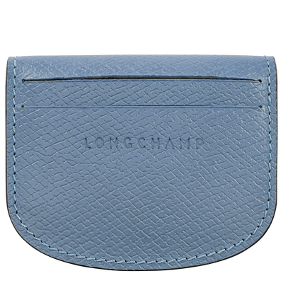 Épure Card holder , Slate - Leather
