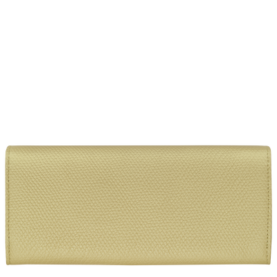 Le Roseau Long continental wallet , Pistachio - Leather