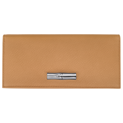 Le Roseau Long continental wallet , Walnut - Leather