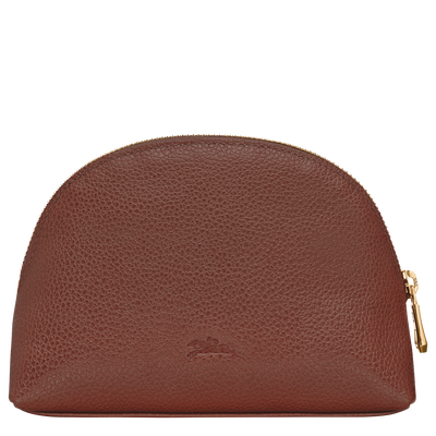 Le Foulonné Pouch , Coffee - Leather