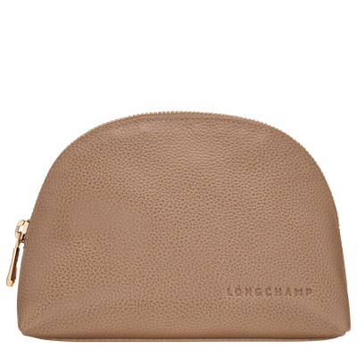 Le Foulonné Pouch , Biscuit - Leather