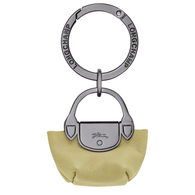 Le Pliage Xtra Key ring , Pistachio - Leather