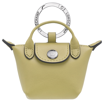 Le Pliage Xtra Key ring , Pistachio - Leather