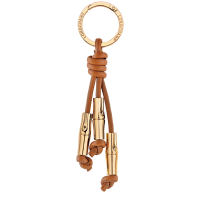 Le Roseau Key ring , Cashew - Leather