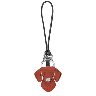 Key ring , Terracotta - Leather