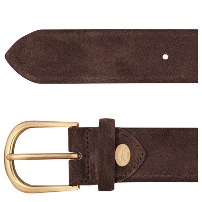 French Charm Men's belt , Mocha - Leather