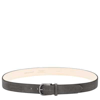 Men's belt , Graphite - Leather
