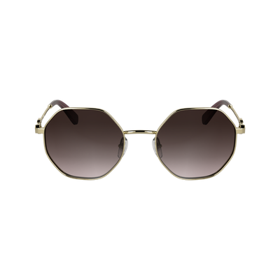 Sunglasses , Gold/Brown Pink - Metal