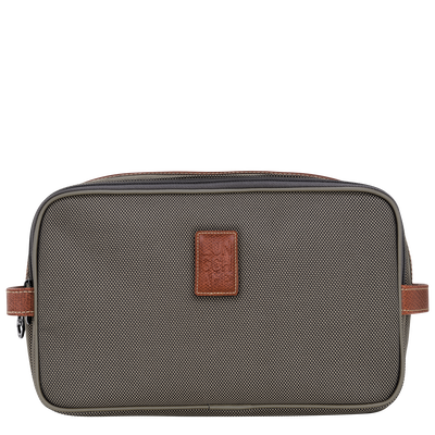 Boxford Toiletry case , Brown - Recycled canvas
