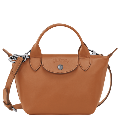 Le Pliage Xtra XS Handbag , Cashew - Leather
