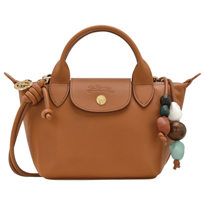 Le Pliage Xtra XS Handbag , Cashew - Leather