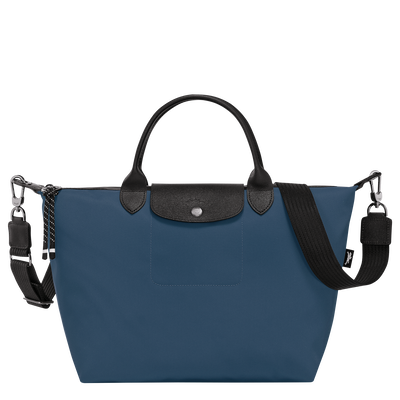 Le Pliage Energy L Handbag , Ink blue - Recycled canvas