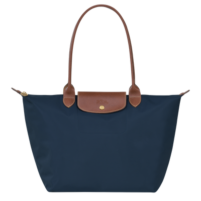 Le Pliage Original L Tote bag , Navy - Recycled canvas