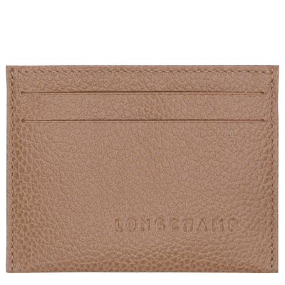 Le Foulonné Card holder , Biscuit - Leather