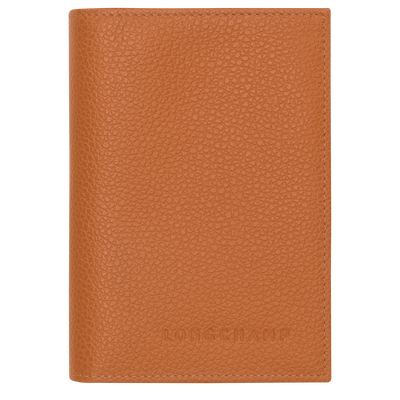 Le Foulonné Passport cover , Amber - Leather