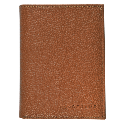 Le Foulonné Wallet , Caramel - Leather