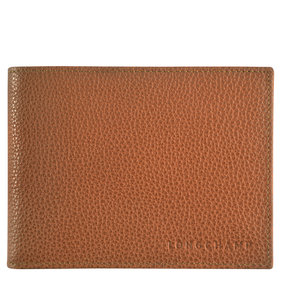 Le Foulonné Wallet , Caramel - Leather